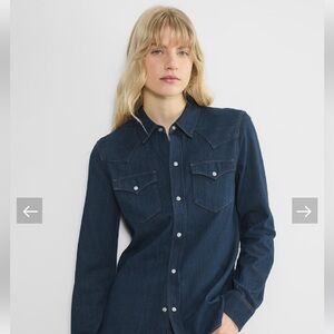 Western Denim Shirt (Denim Forum/Aritzia)
